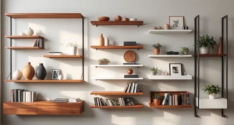 top wall shelving systems