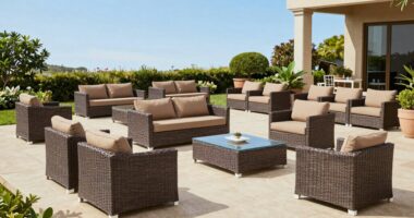 top wicker patio sets