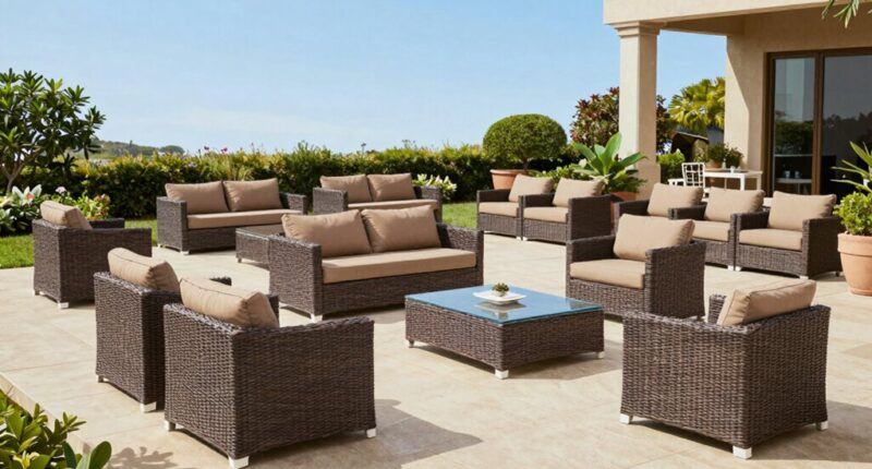 top wicker patio sets