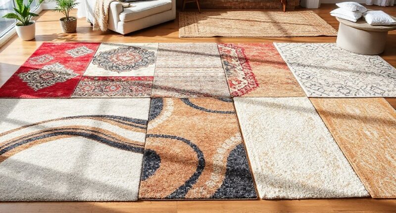 washable area rugs selection
