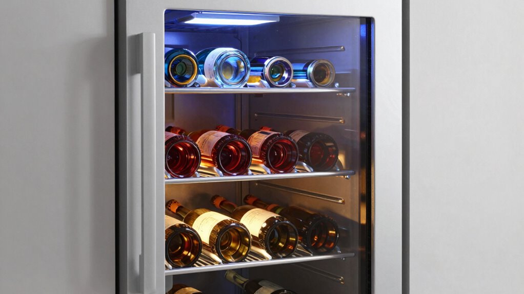 wine fridge zone management