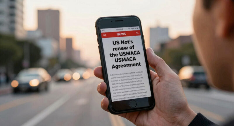 U.S. Declares It Will Not Renew USMCA Trade Deal
