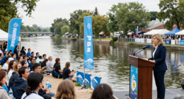 Commissioner Roswall Gives An Opening Address At The 9Th Water Festival