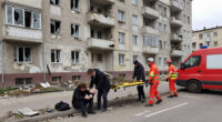 Russian Strike On Apartment Building In Kharkiv, Ukraine, Injures 25 People, Including Nine Children, Regional Governor Says