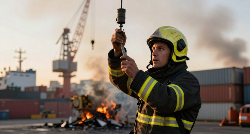 Ukrainian Drone Attack On Russian Port City Kills Four. Fire Reported At Port.